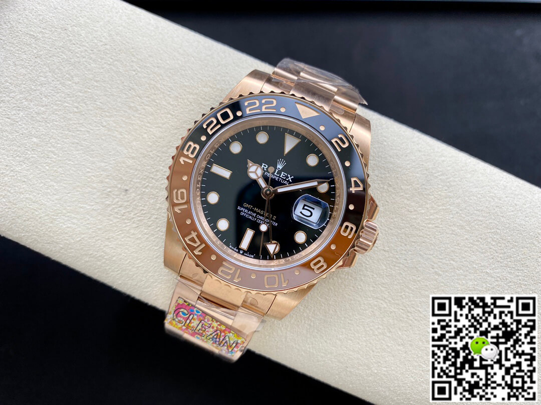 Replica R01ex GMT Master II M126715CHNR-0001 1:1 Best Edition Clean Factory Black Dial