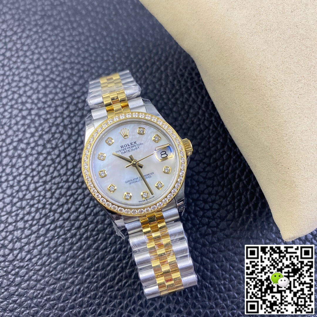 Replica R01ex Datejust M278383RBR-0028 31MM 1:1 Best Edition EW Factory Yellow Gold
