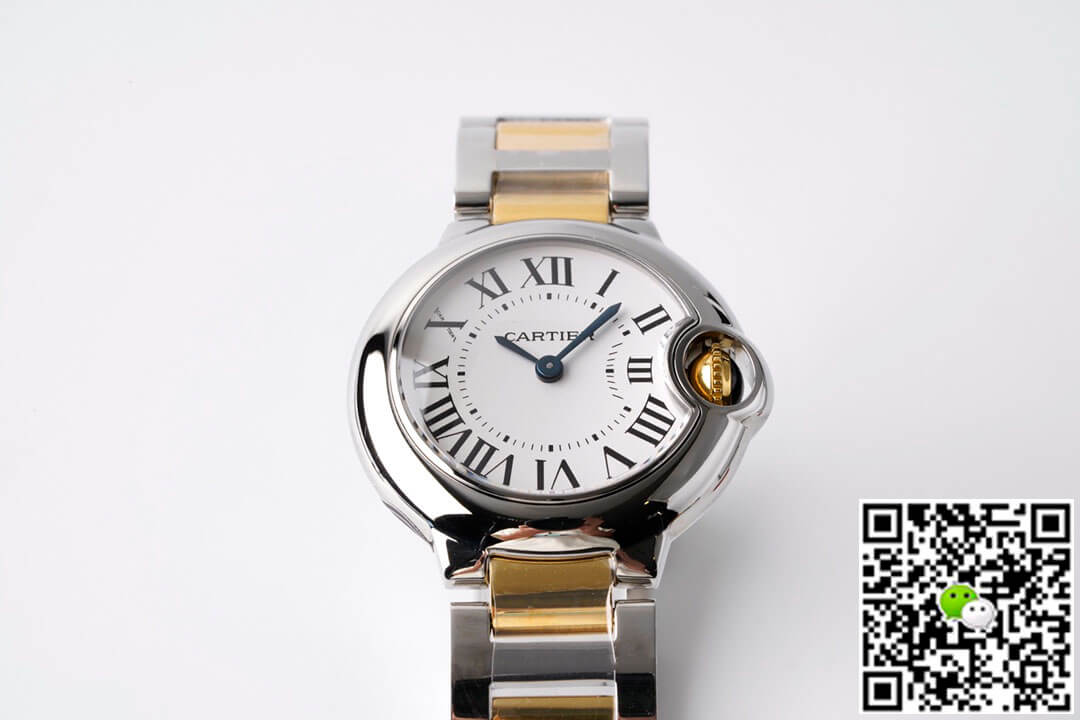 Replica Ballon Bleu De Ca*t1er 28MM W69007Z3 1:1 Best Edition AF Factory White Dial