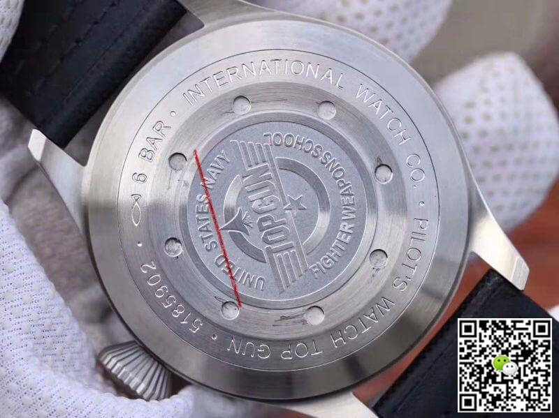 Replica IWC Big Pilot Top Gun Men Watches 1:1 Best Edition Swiss ETA A23J Special What-if Concept Fuse Dial