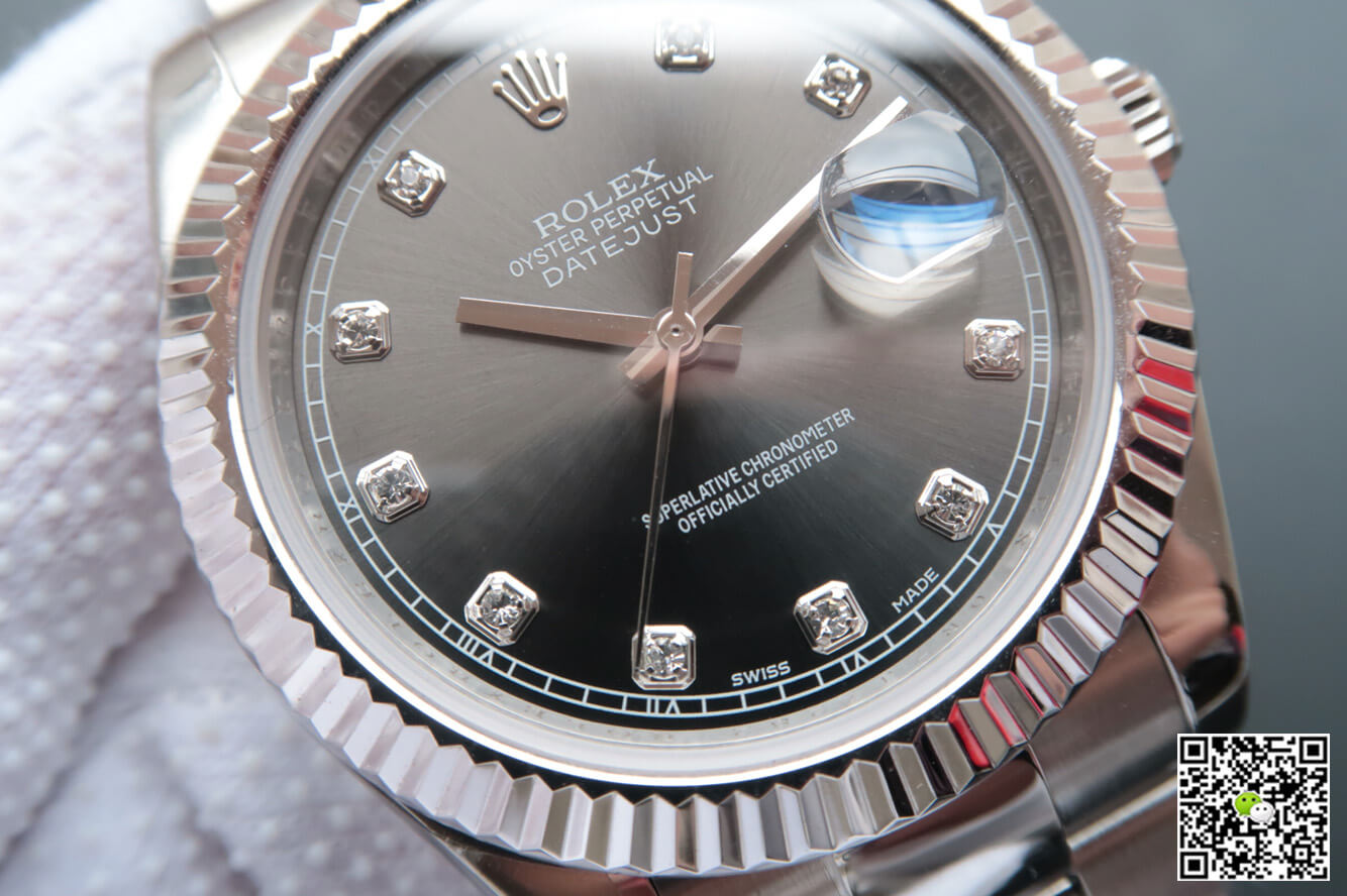 Replica R01ex Datejust M126334-0005 1:1 Best Edition EW Factory D1am0nd-Studded Dial