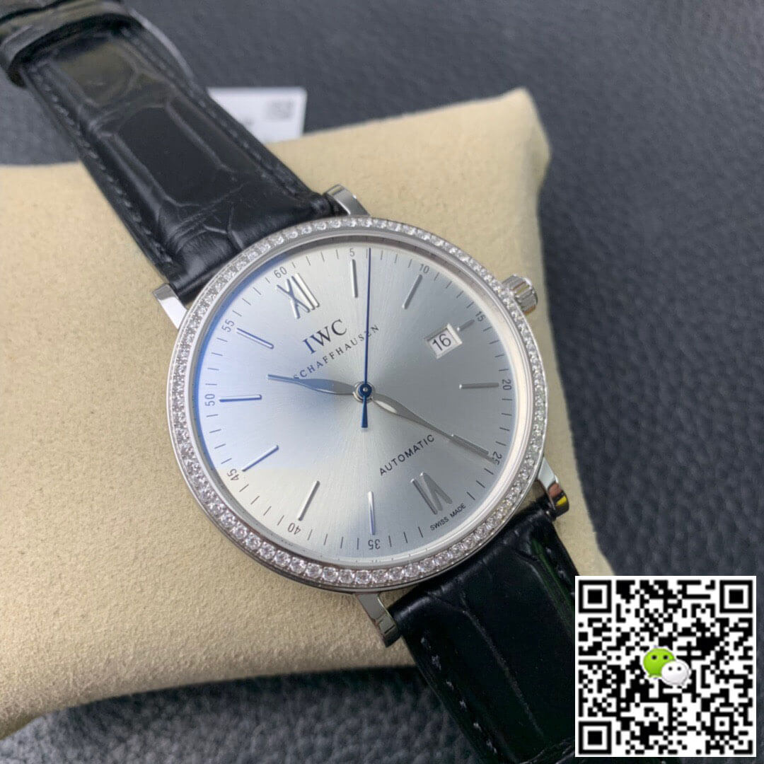Replica IWC Portofino IW356514 1:1 Best Edition V7 Factory D1am0nd Bezel