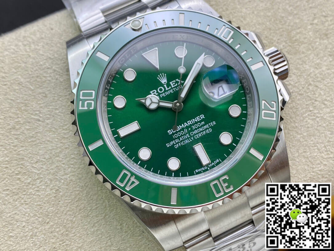 R01ex Submariner Replica 116610LV-97200 1:1 Best Edition Clean Factory V4 Green Dial