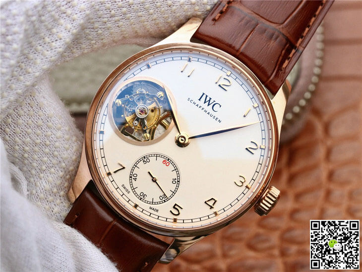 Replica IWC Portuguese Tourbillon IW546302 1:1 Best Edition ZF Factory Silver Dial