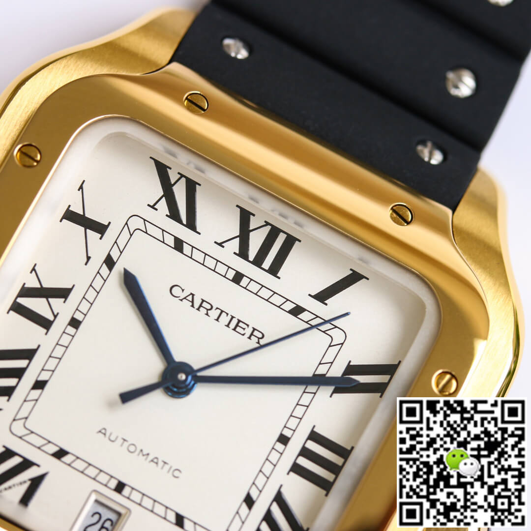 Replica Ca*t1er Santos WGSA0009 1:1 Best Edition GF Factory V2 Yellow Gold