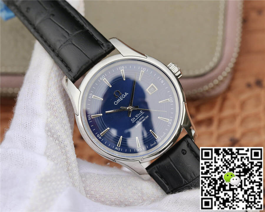 Replica 0me*ga De Ville 431.33.41.21.03.001 1:1 Best Edition VS Factory Dark Blue Dial