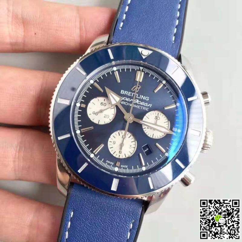 Breitling Replica S*perocean Heritage II AB0162161C1A1 GF Factory 1:1 Best Edition Swiss ETA7750 Blue Dial
