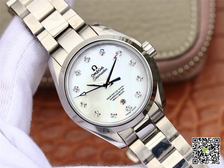 Replica 0me*ga Seamaster 231.10.34.20.55.002 Aqua Terra 150M 1:1 Best Edition 3S Factory White Dial
