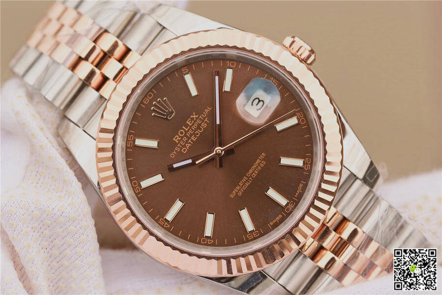 Replica R01ex Datejust M126331-0002 1:1 Best Edition EW Factory Rose Gold