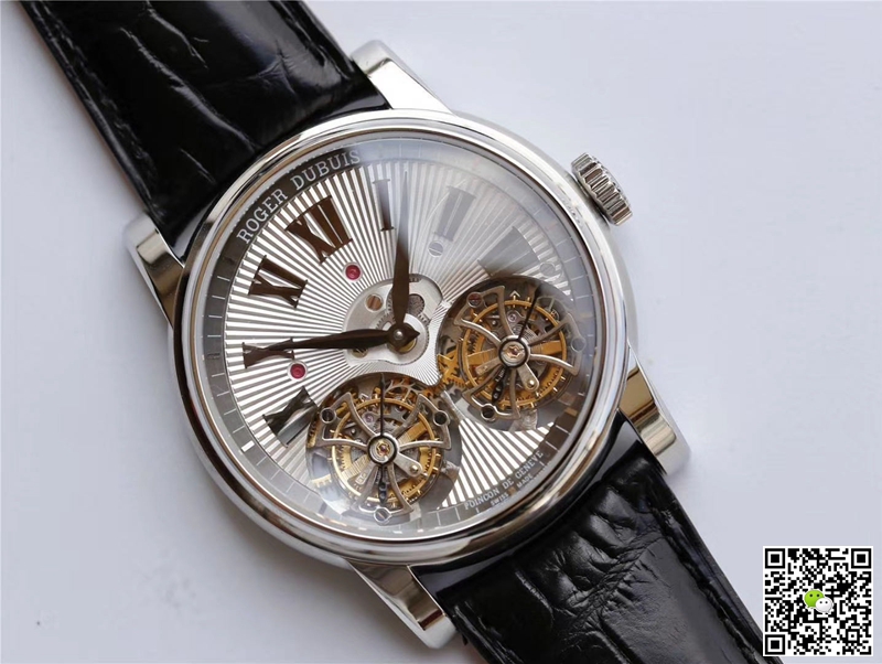 Replica Roger Dubuis Hommage RDDBHO0562 1:1 Best Edition JB Factory Silver Dial Swiss RD100
