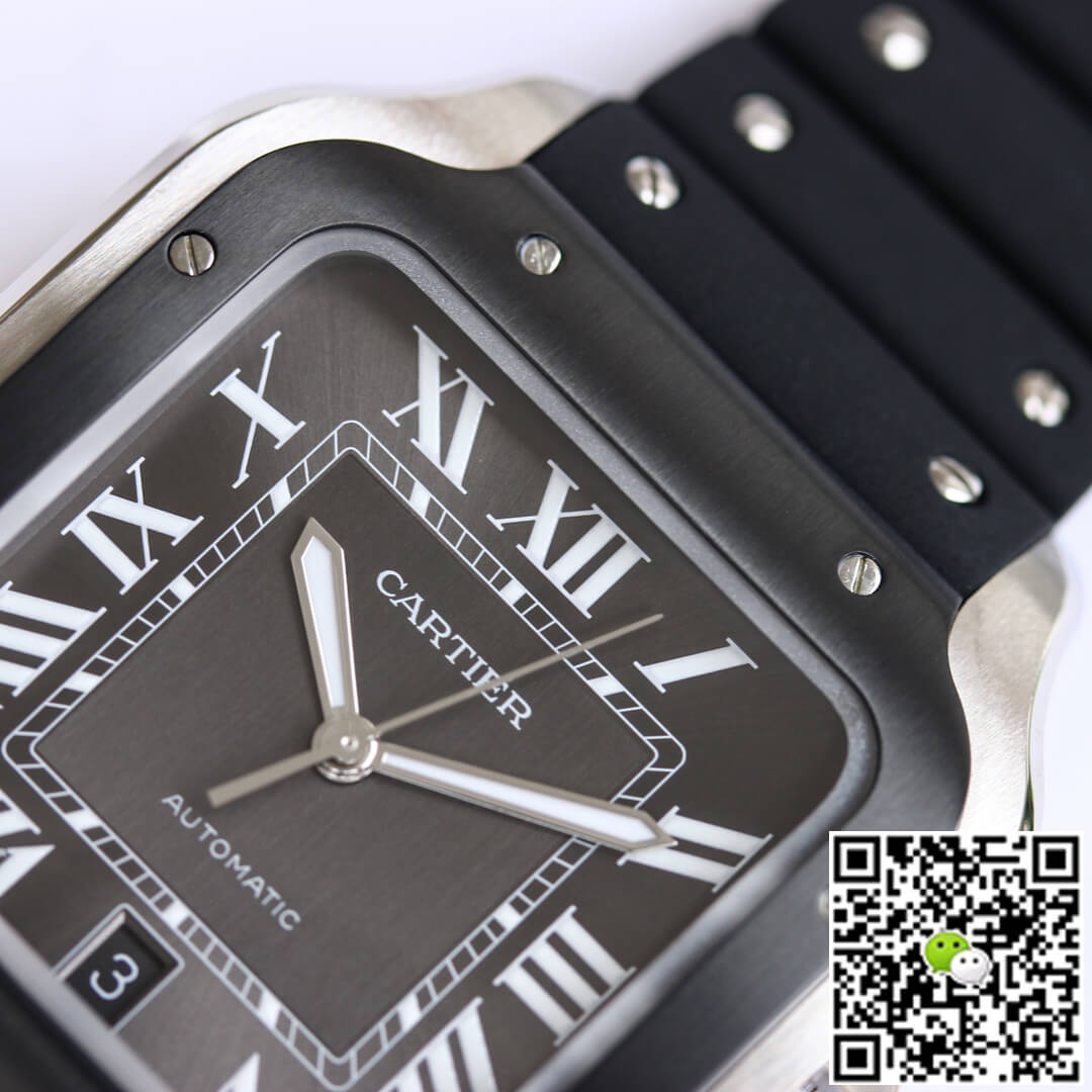 Replica Ca*t1er Santos WSSA0037 1:1 Best Edition GF Factory V2 Rubber Strap