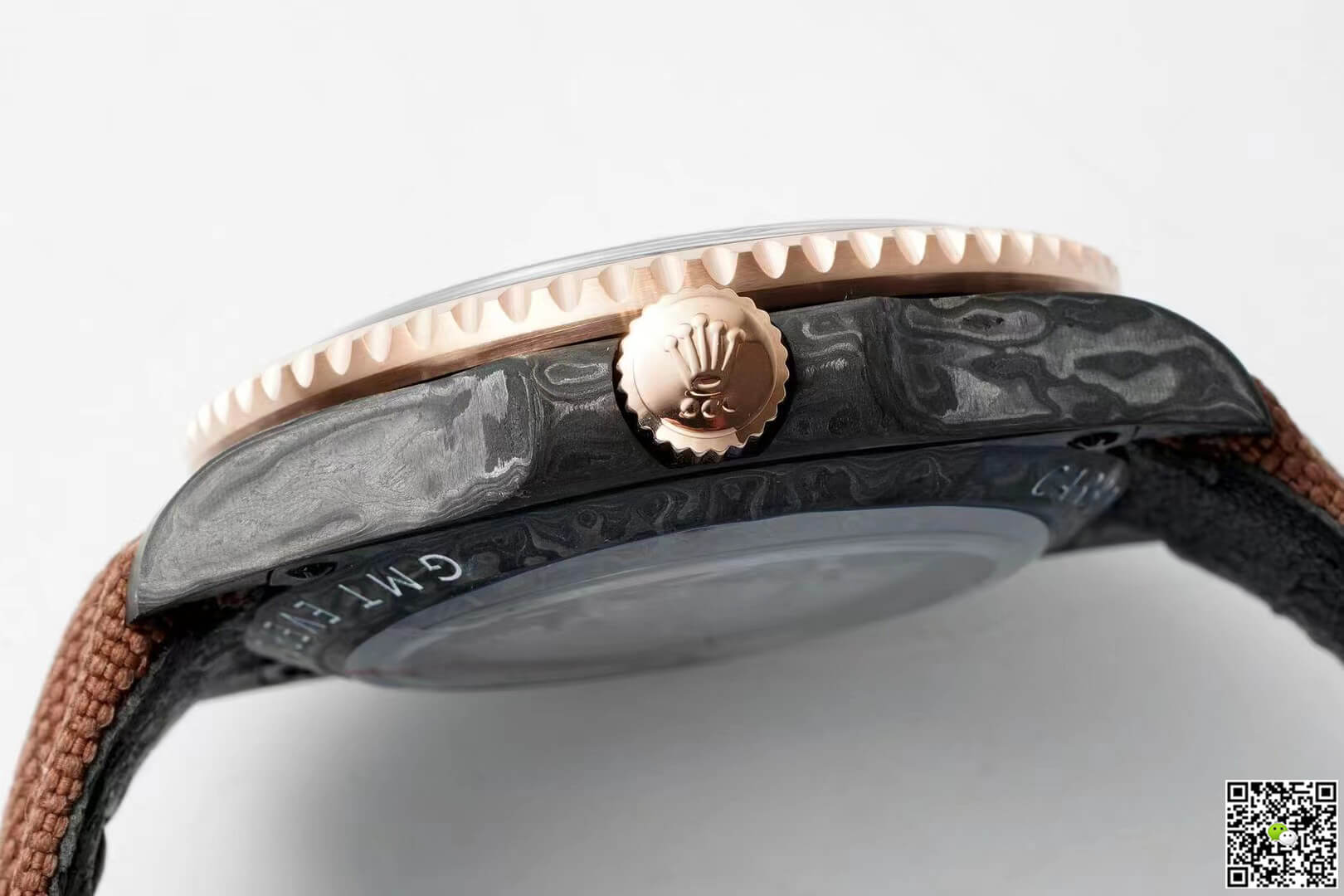 Replica R01ex GMT-MASTER II Diw 1:1 Best Edition Brown Fabric Strap