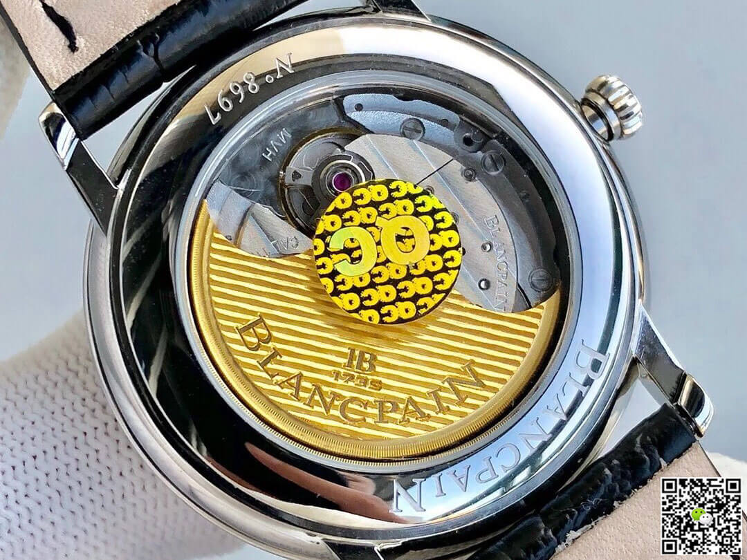 Replica Blancpain Villeret 6551-1127-55B 1:1 Best Edition ZF Factory Blue Dial