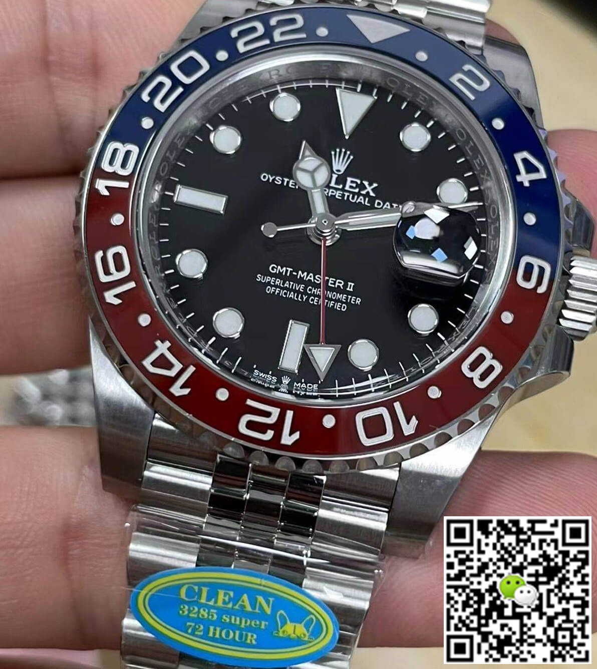 Replica R01ex GMT Master II M126710BLRO-0001 1:1 Best Edition Clean Factory V2 Cola Circle
