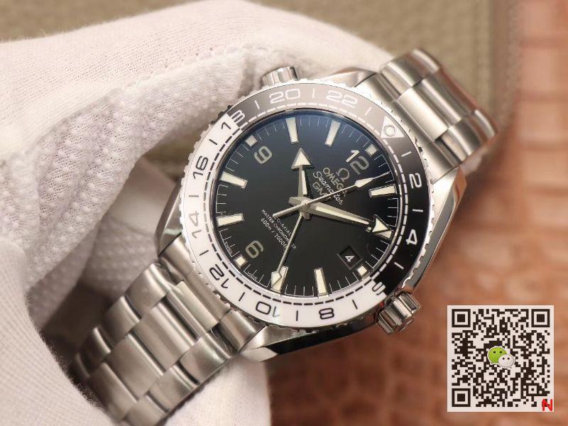 Replica 0me*ga Seamaster GMT 215.30.44.22.01.001 600M 1:1 Best Edition VS Factory Black Dial Swiss NH05