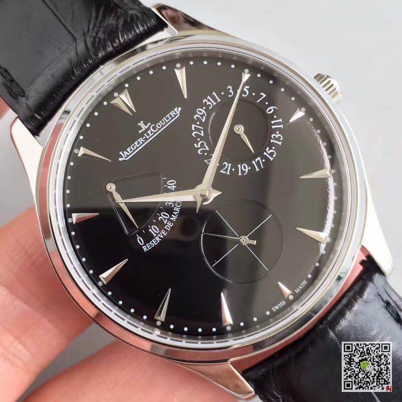 Replica Jaeger-LeCoultre Master Ultra Thin 1378480 ZF Factory Men Watches 1:1 Best Edition Swiss ETA938 Black Dial