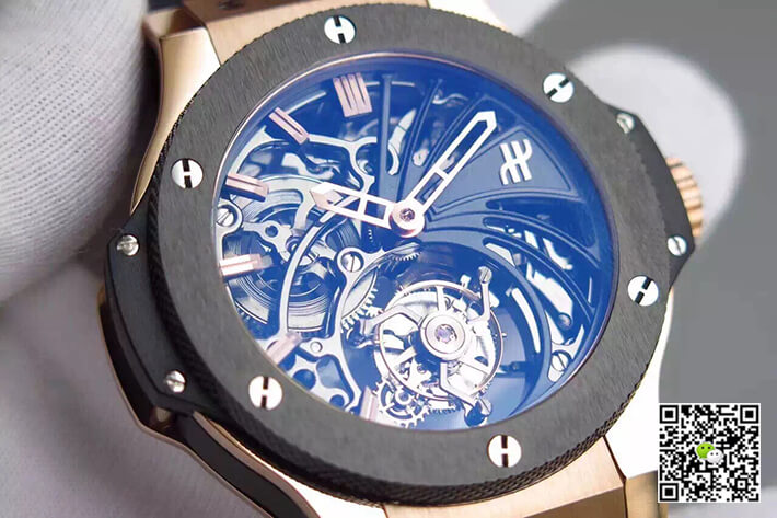Replica Hublot Big Bang Hollow Tourbillon 1:1 Best Edition Swiss Manual Winding Tourbillon Movement