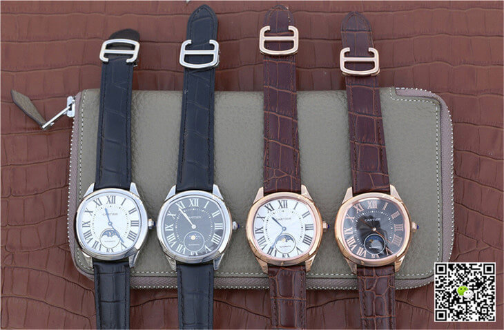 Replica Drive De Ca*t1er Moonphase WSNM0008 1:1 Best Edition Stainless Steel