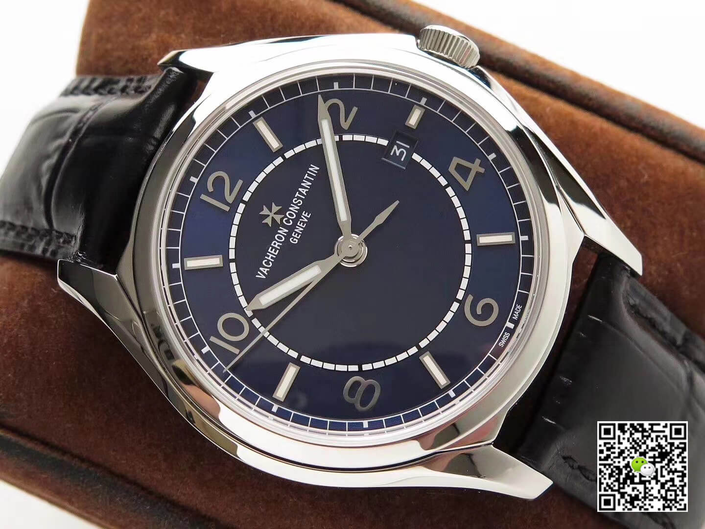 Replica Vacheron C0nstan1n Fiftysix 4600E/000A-B487 1:1 Best Edition ZF Factory Blue Dial