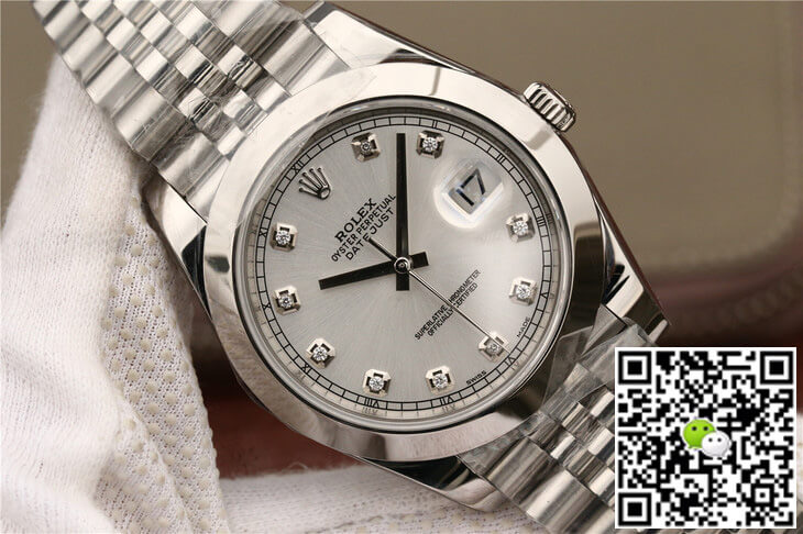 Replica R01ex Datejust M126300 1:1 Best Edition EW Factory D1am0nd-set Dial
