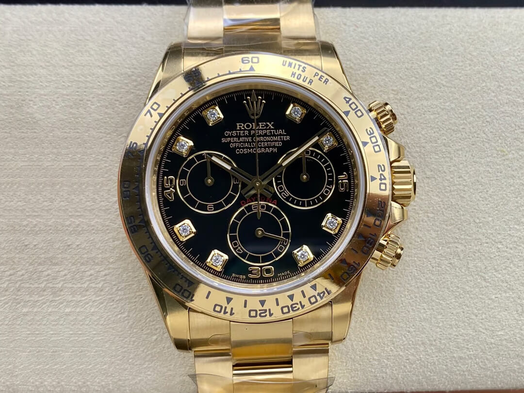 Replica R01ex Cosmograph Daytona M116508-0008 1:1 Best Edition Clean Factory Yellow Gold