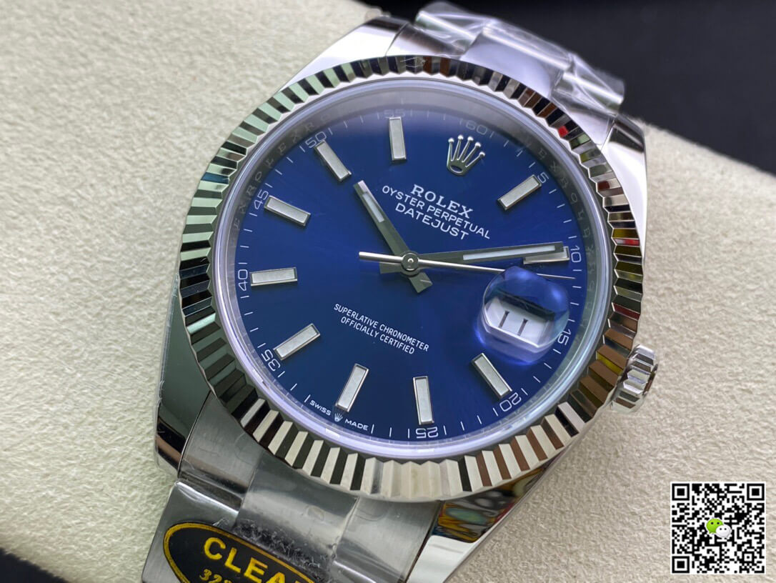 Replica R01ex Datejust M126334-0001 1:1 Best Edition Clean Factory Blue Dial