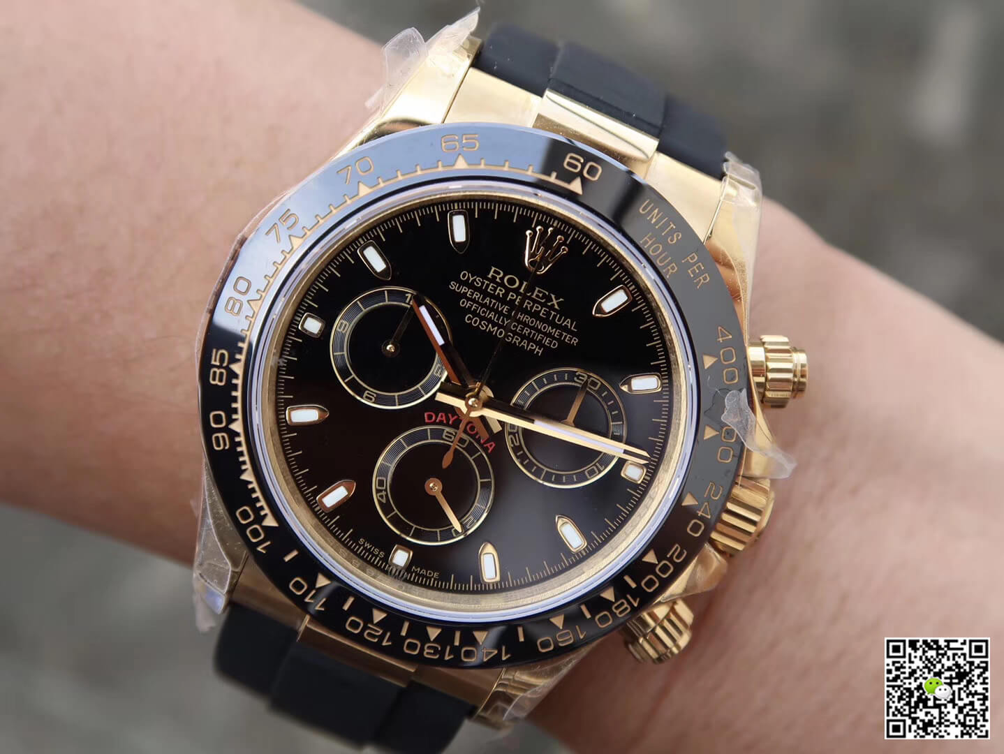 Replica R01ex Daytona Cosmograph M116518ln-0043 1:1 Best Edition JH Factory Black Dial