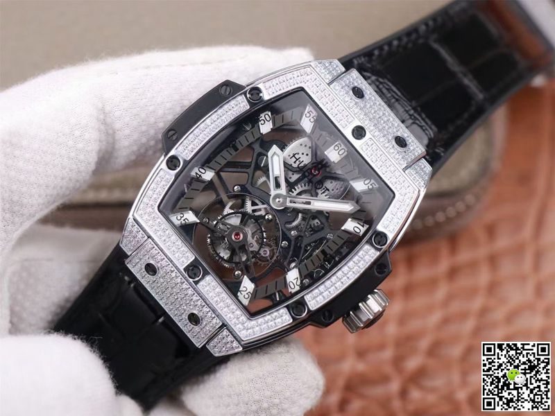 Hublot Replica Masterpiece Tourbillon 906.NX.0129.VR.AES13 1:1 Best Edition JB Factory D1am0nd Swiss HUB 9006