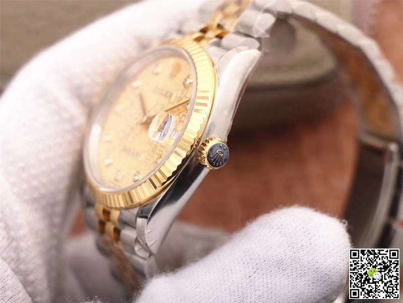 Replica R01ex Datejust M126233-0033 1:1 Best Edition Champagne Dial