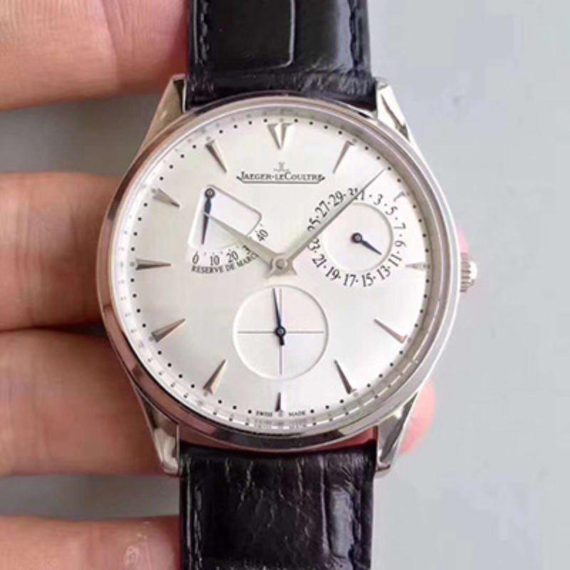 Replica Jaeger-LeCoultre Master Ultra Thin Q1378420 ZF Factory 1:1 Best Edition Swiss ETA938 White Dial