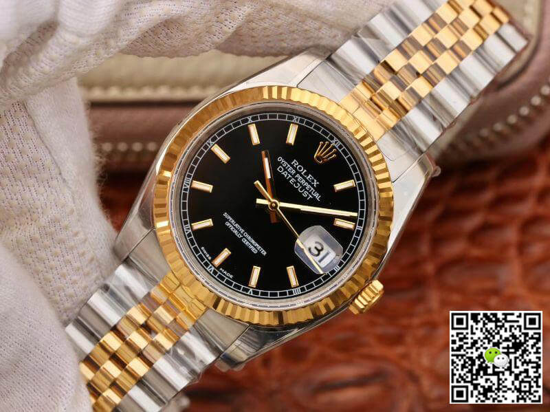 Replica R01ex Datejust 126233 36mm Mechanical Watches 1:1 Best Edition Two Tone Bracelet