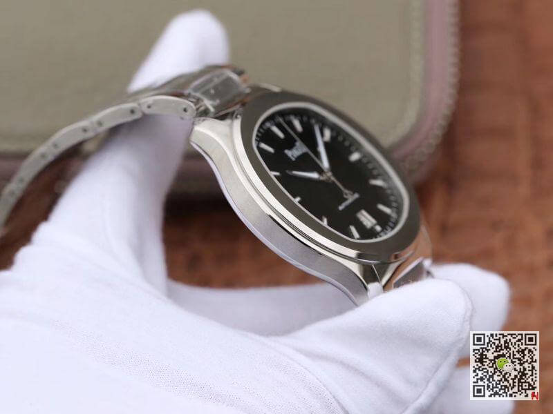 Replica Piaget Polo  S G0A41003 MKS Factory 1:1 Best Edition Black Textured Dial On Stainless Steel Bracelet Swiss ETA 1110
