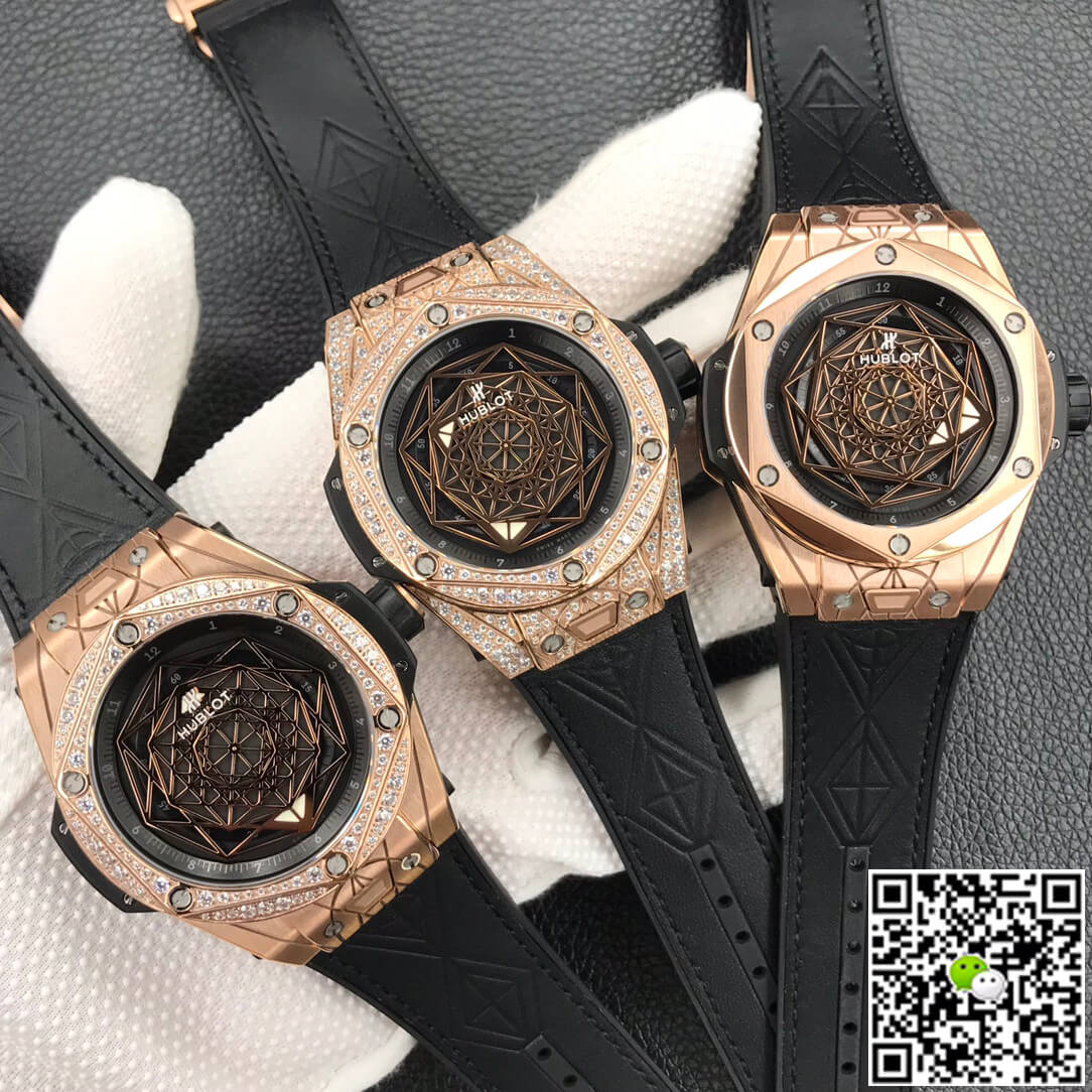 Replica Hublot Big Bang 415.OX.1118.VR.MXM17 1:1 Best Edition WWF Factory Gold Dial