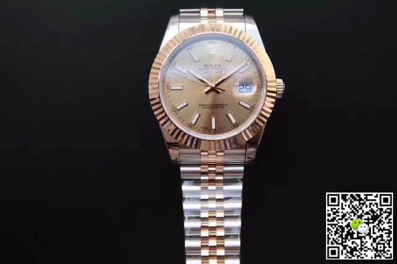 R01ex Dupe Datejust 41mm 126333 1:1 Best Edition Mechanical Watches Swiss ETA2836-2 Gold Wrapped