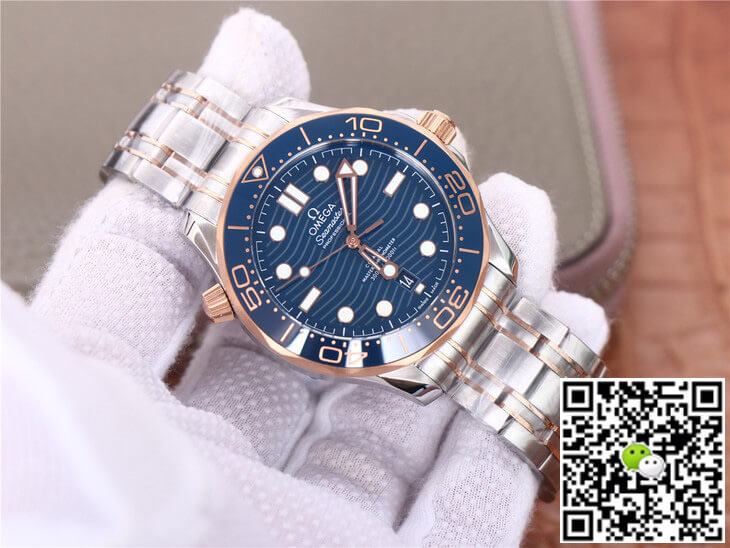 Replica 0me*ga Seamaster 210.20.42.20.03.002 1:1 Best Edition VS Factory Blue Dial