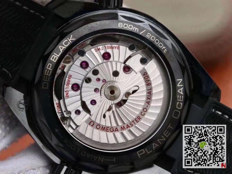 Replica 0me*ga Seamaster 215.92.46.22.01.001 Ocean Universe 600M VS Factory 1:1 Best Edition All Black Ceramic Case Swiss 8906