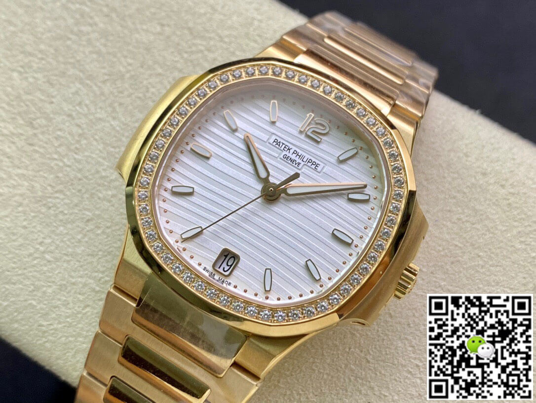 Replica Pat*k Phi1i*pe Nautilus Ladies 7118/1200R-001 1:1 Best Edition 3K Factory Rose Gold