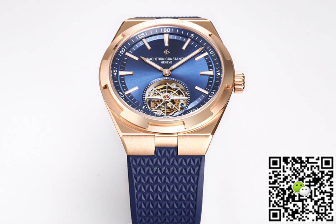 Replica Vacheron C0nstan1n Overseas Tourbillon 6000V/110R-B733 1:1 Best Edition BBR Factory Rubber Strap