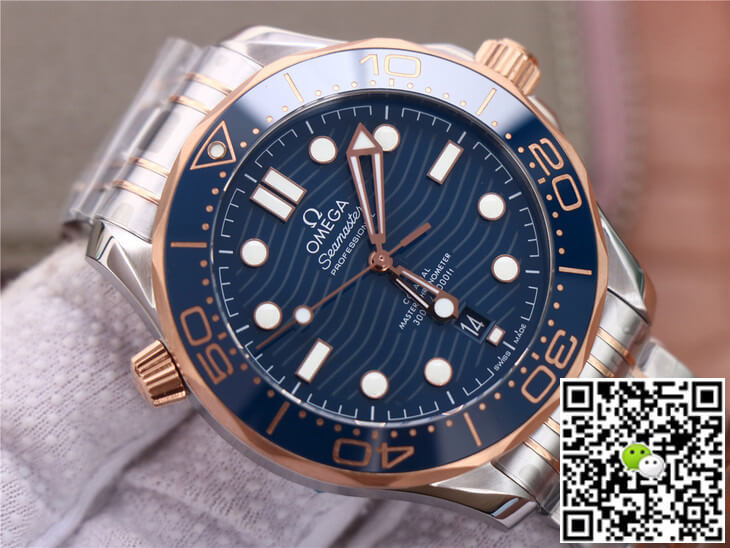 Replica 0me*ga Seamaster 210.20.42.20.03.002 1:1 Best Edition VS Factory Blue Dial