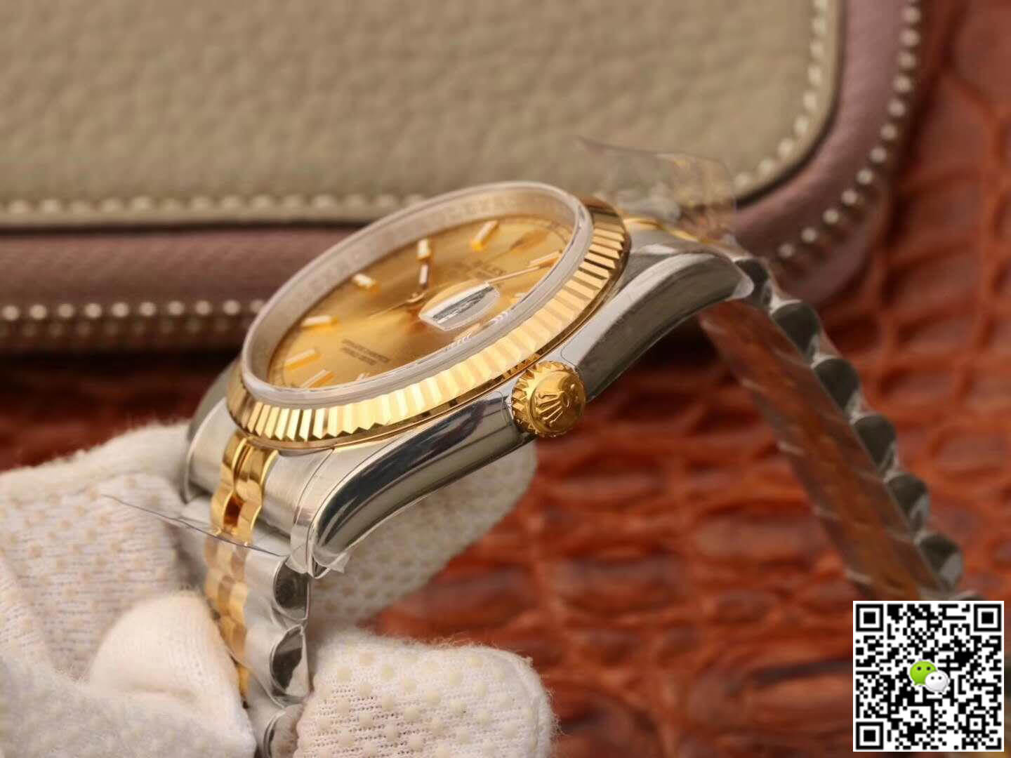 R01ex Dupe Datejust II 116333 1:1 Best Edition Swiss ETA3135 Champagne Dial