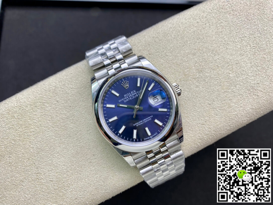 Replica R01ex Datejust M126200-0006 1:1 Best Edition EW Factory Blue Dial