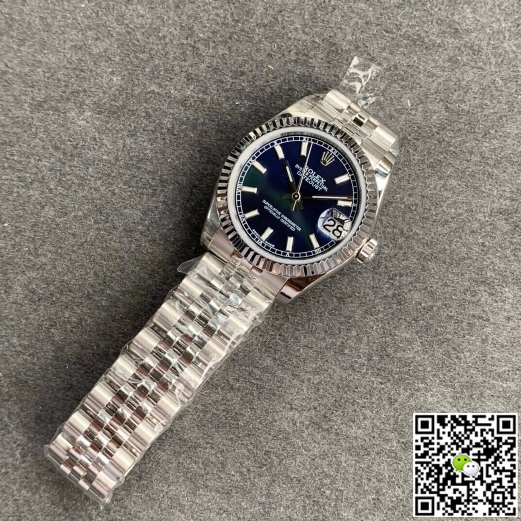 Replica R01ex Datejust M178274-0037 1:1 Best Edition GS Factory Blue Dial