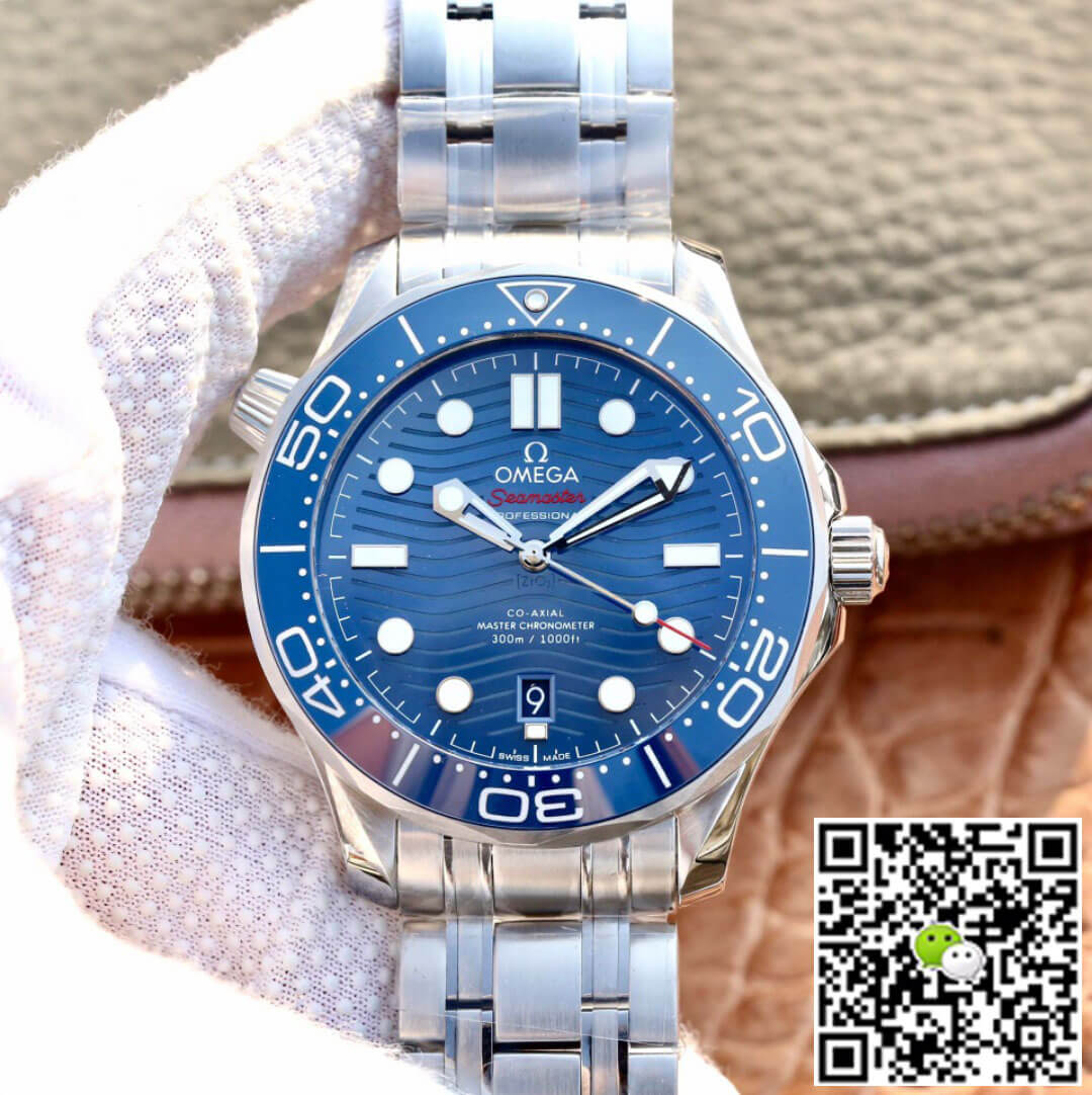Replica 0me*ga Seamaster Diver 300M 210.30.42.20.03.001 1:1 Best Edition VS Factory Blue Dial