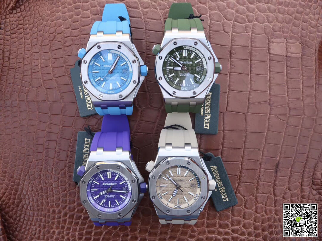 Replica Audemars P1g*et Royal Oak Offshore 15710ST.OO.A085CA.01 1:1 Best Edition JF Factory Beige Dial