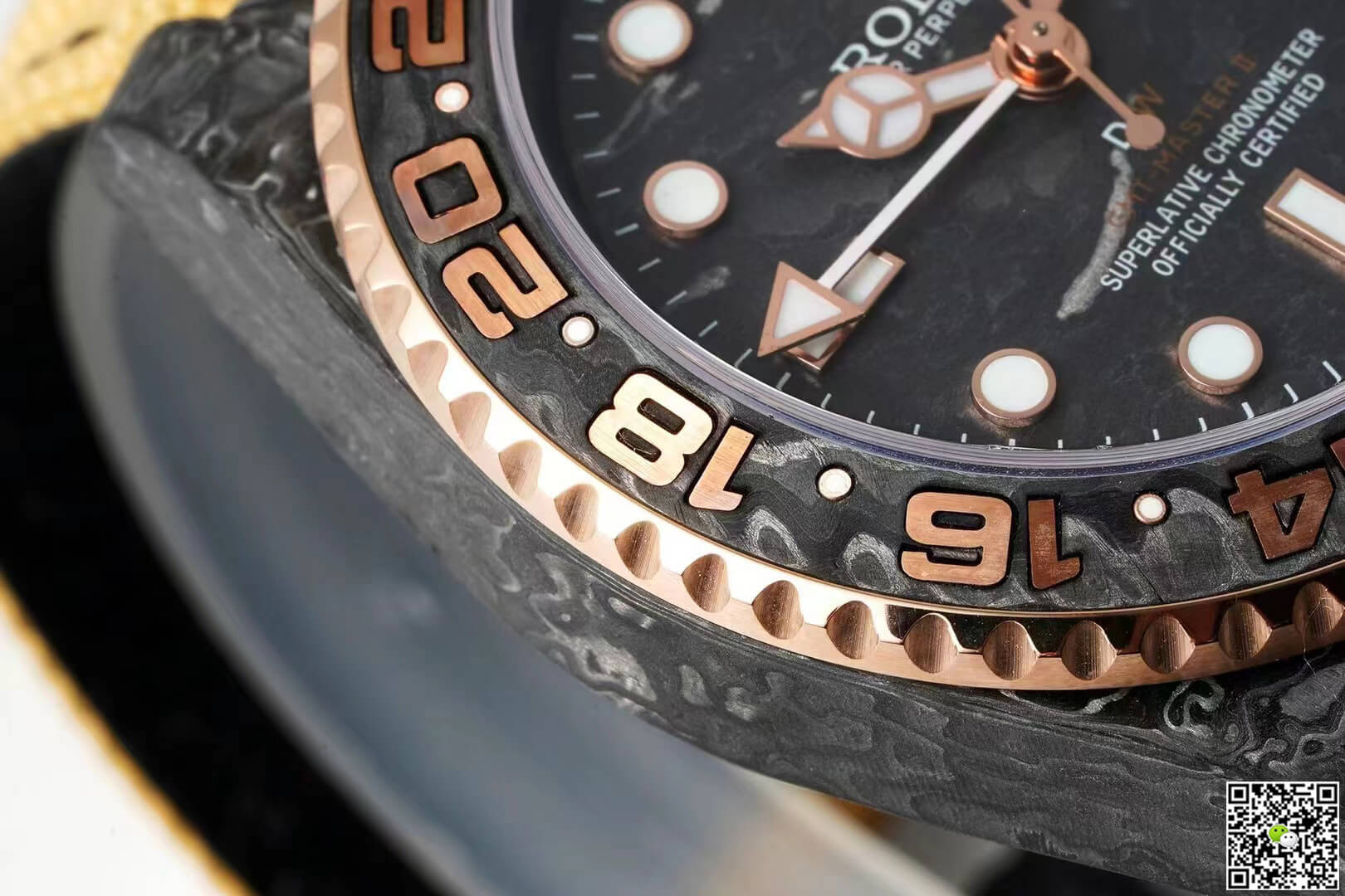 Replica R01ex GMT-MASTER II Diw 1:1 Best Edition Yellow Fabric Strap