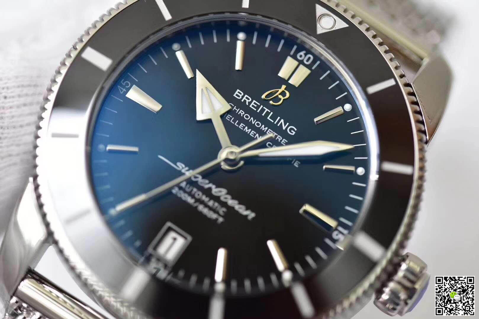 Breitling Replica S*perocean Heritage II AB201013 GF Factory 1:1 Best Edition Swiss ETA9015 Blue Dial