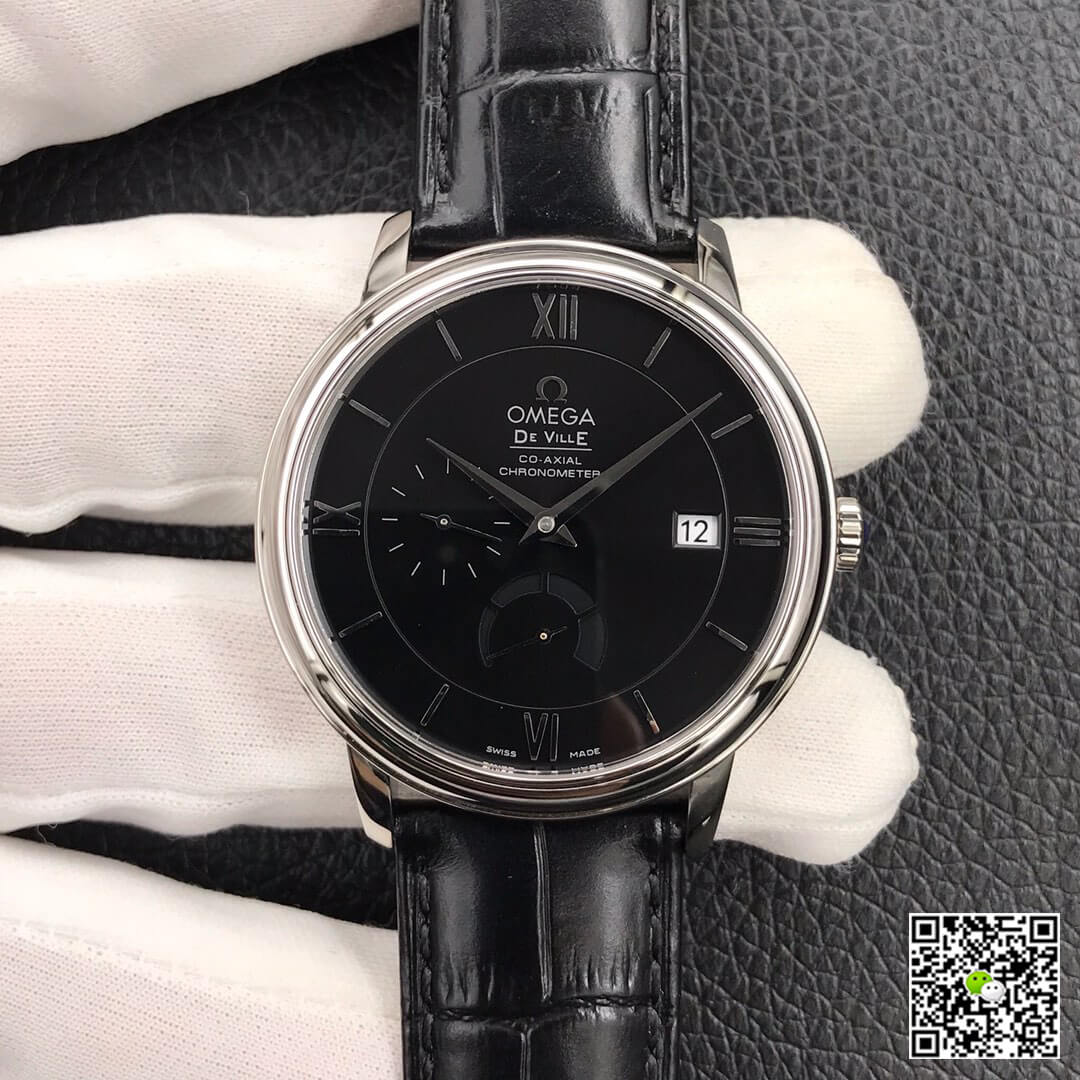 Replica 0me*ga De Ville 424.13.40.21.01.001 1:1 Best Edition ZF Factory Black Dial
