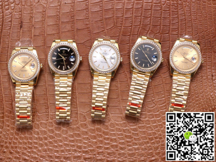 Replica R01ex Day Date M228348RBR-0002 1:1 Best Edition EW Factory Champagne Dial