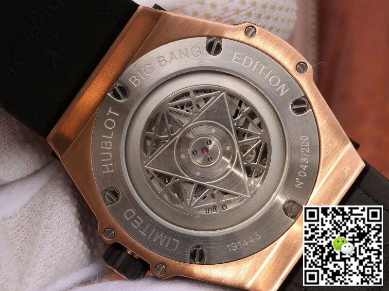 Replica Hublot Big Bang Sang Bleu King Gold 415.OX.1118.VR.MXM17 TMF Factory Mechanical Watches 1:1 Best Edition Swiss ETA1213