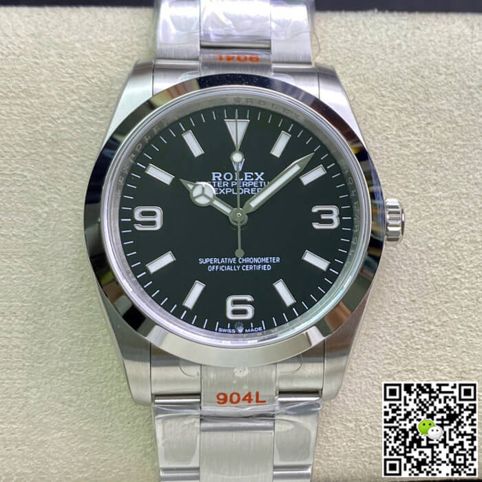 Replica R01ex Explorer M124270-0001 36MM 1:1 Best Edition EW Factory Black Dial